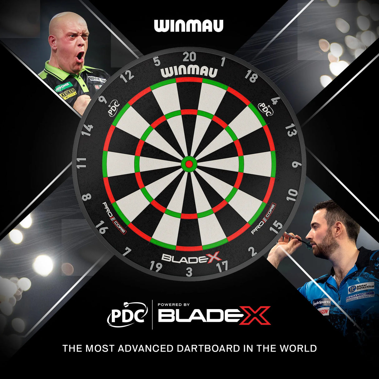 Winmau Blade X Dartboard - Official PDC Match Quality-13-Premier Darts