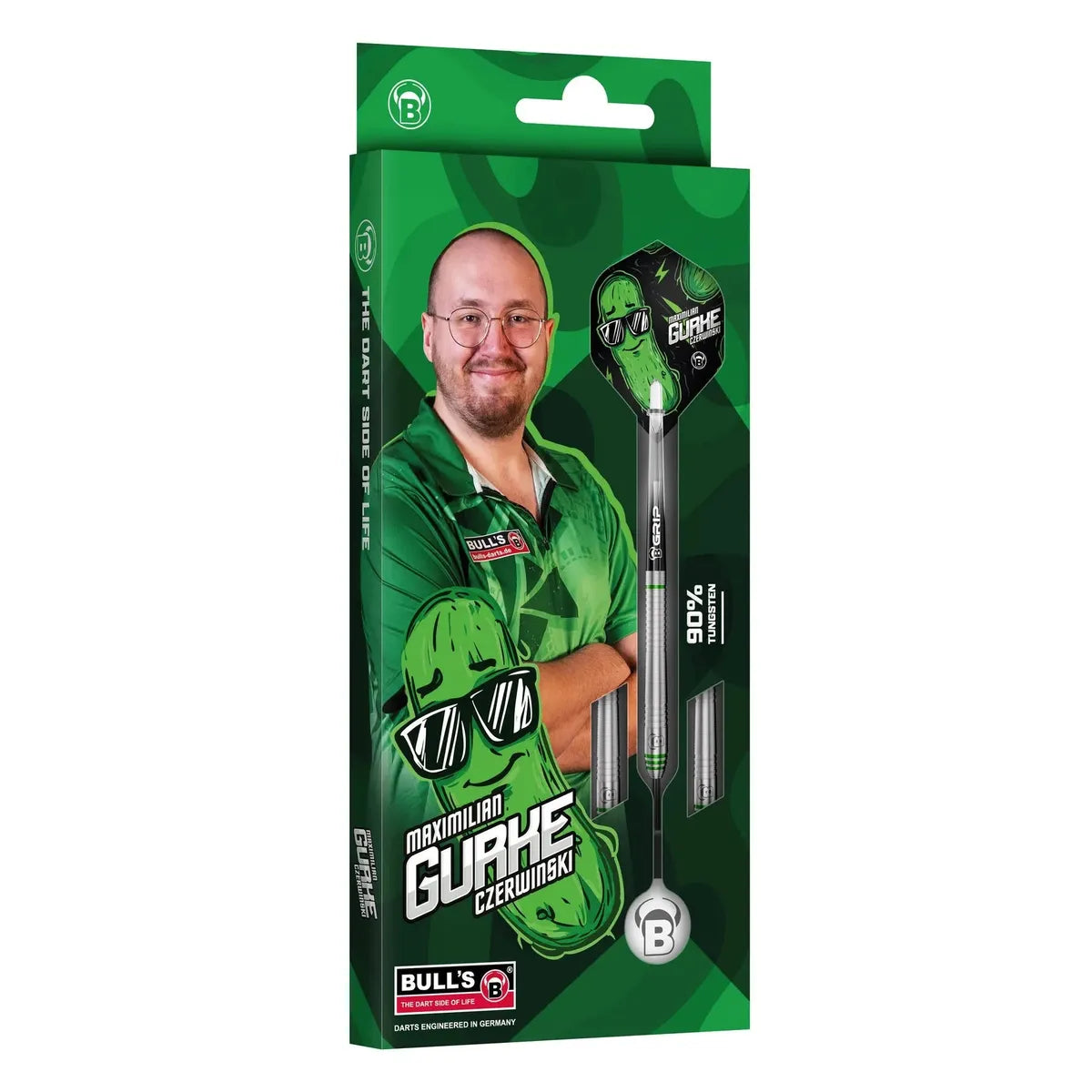 Bull's DE Max 'Gurke' Czerwinski 90% Tungsten Steel Tip Darts