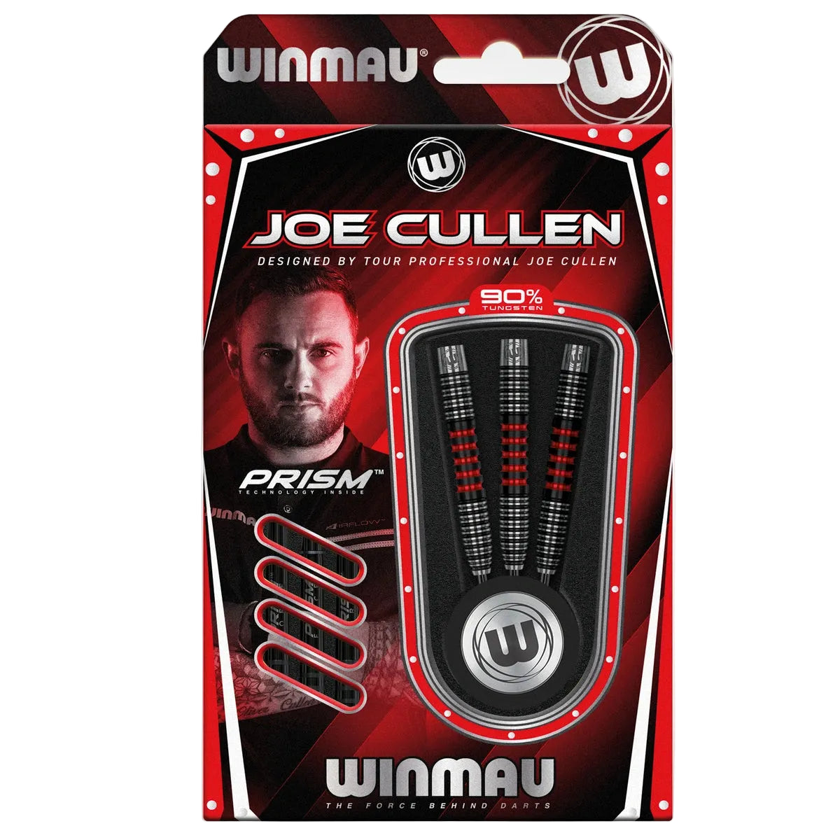 Winmau Joe Cullen Signature Edition 90% Tungsten Steel Tip Darts-6-21 GRAM-Premier Darts