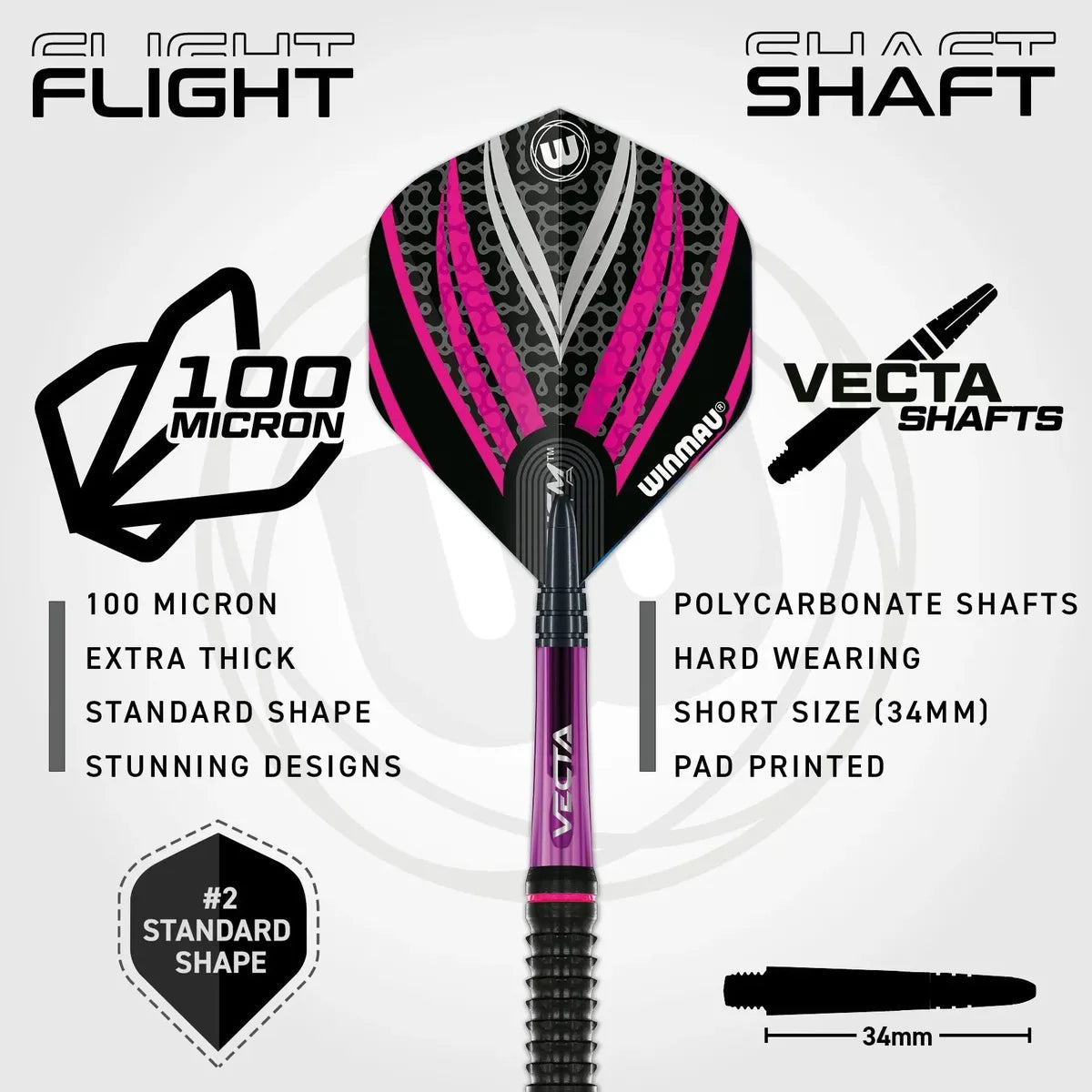 Winmau Rebecca Allen 90% Tungsten Steel Tip Darts