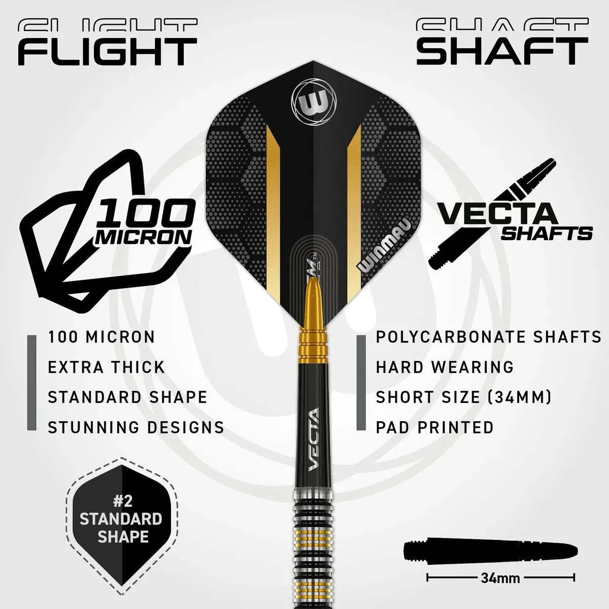 Winmau Nicholai Bado 90% Tungsten Steel Tip Darts
