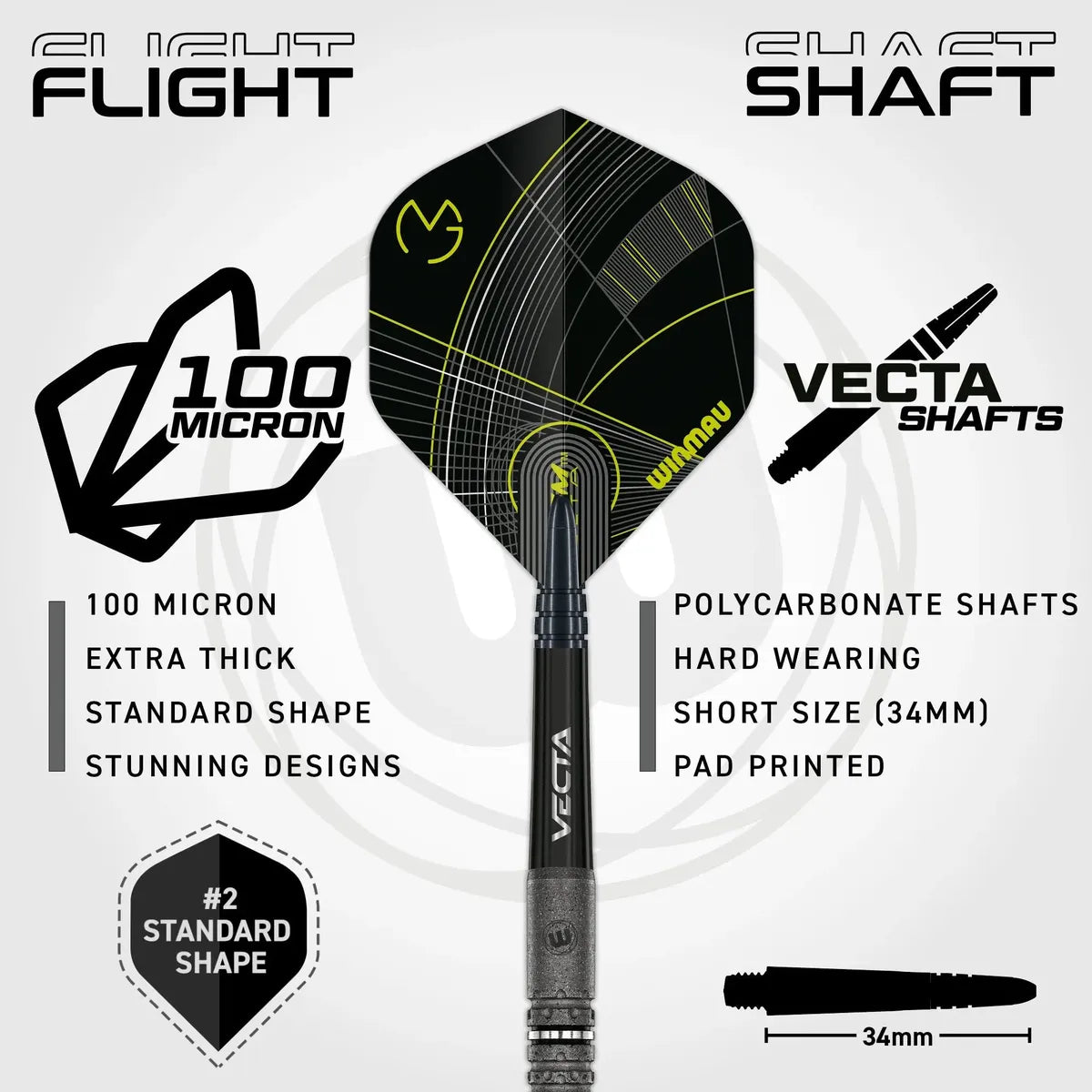 Winmau MVG Signature Edition 90% Steel Tip Darts-4-22 GRAM-Premier Darts