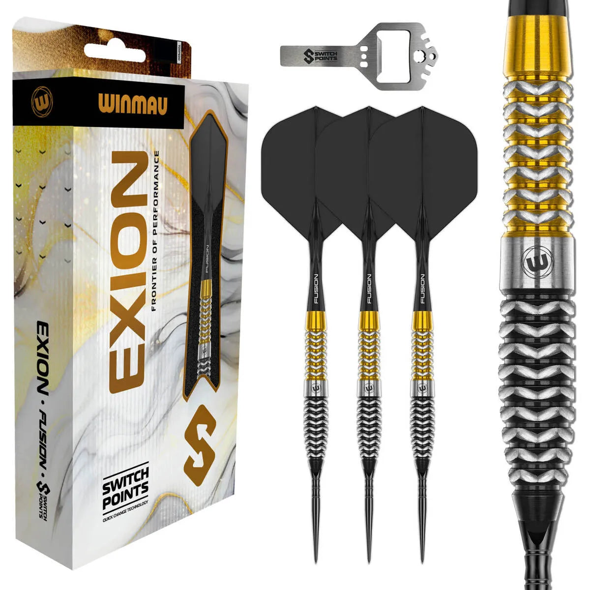 Winmau Exion Torpedo SP 90% Tungsten Steel Tip Darts-1-22 GRAM-Premier Darts