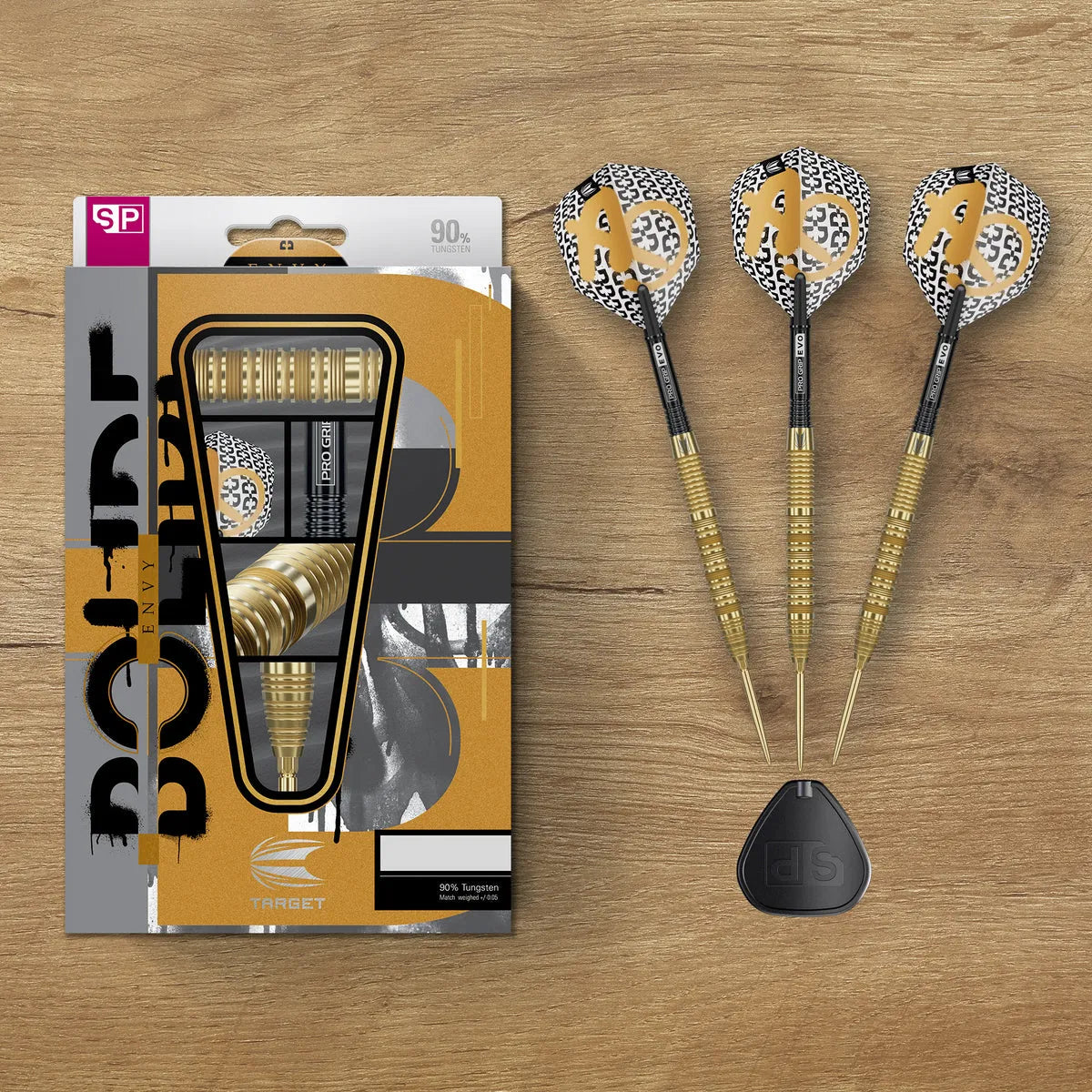 Target Darts Bolide Envy 01 90% Tungsten Steel Tip Darts-7-22 GRAM-Premier Darts