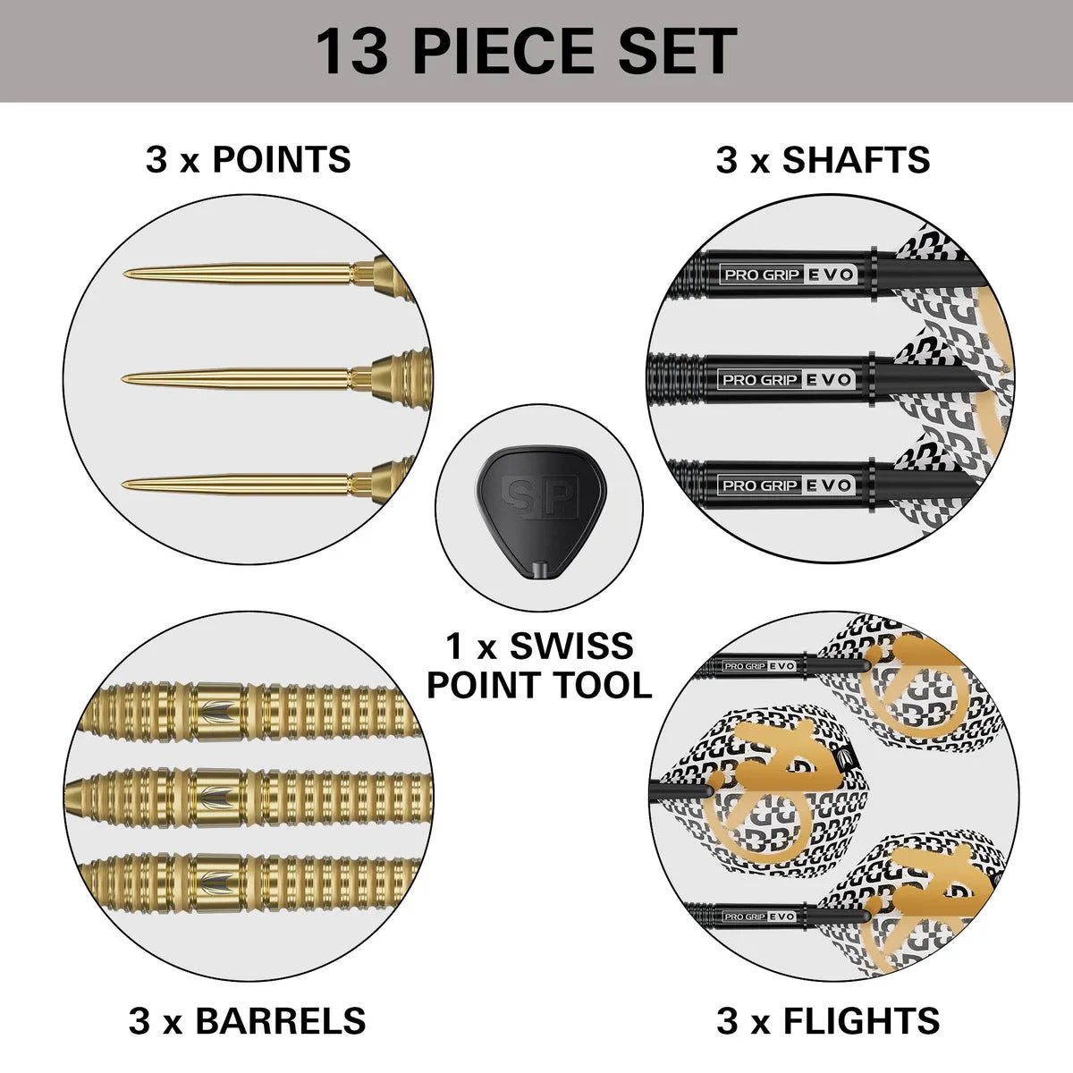 Target Darts Bolide Envy 03 90% Tungsten Steel Tip Darts-6-22 GRAM-Premier Darts