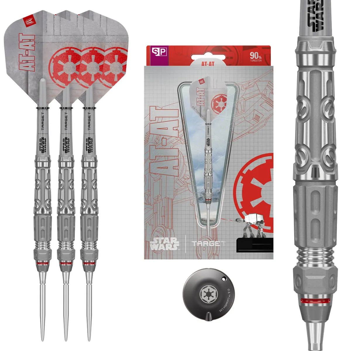 Star Wars | Target AT-AT SP 90% Tungsten Steel Tip Darts-5-23 GRAM-Premier Darts