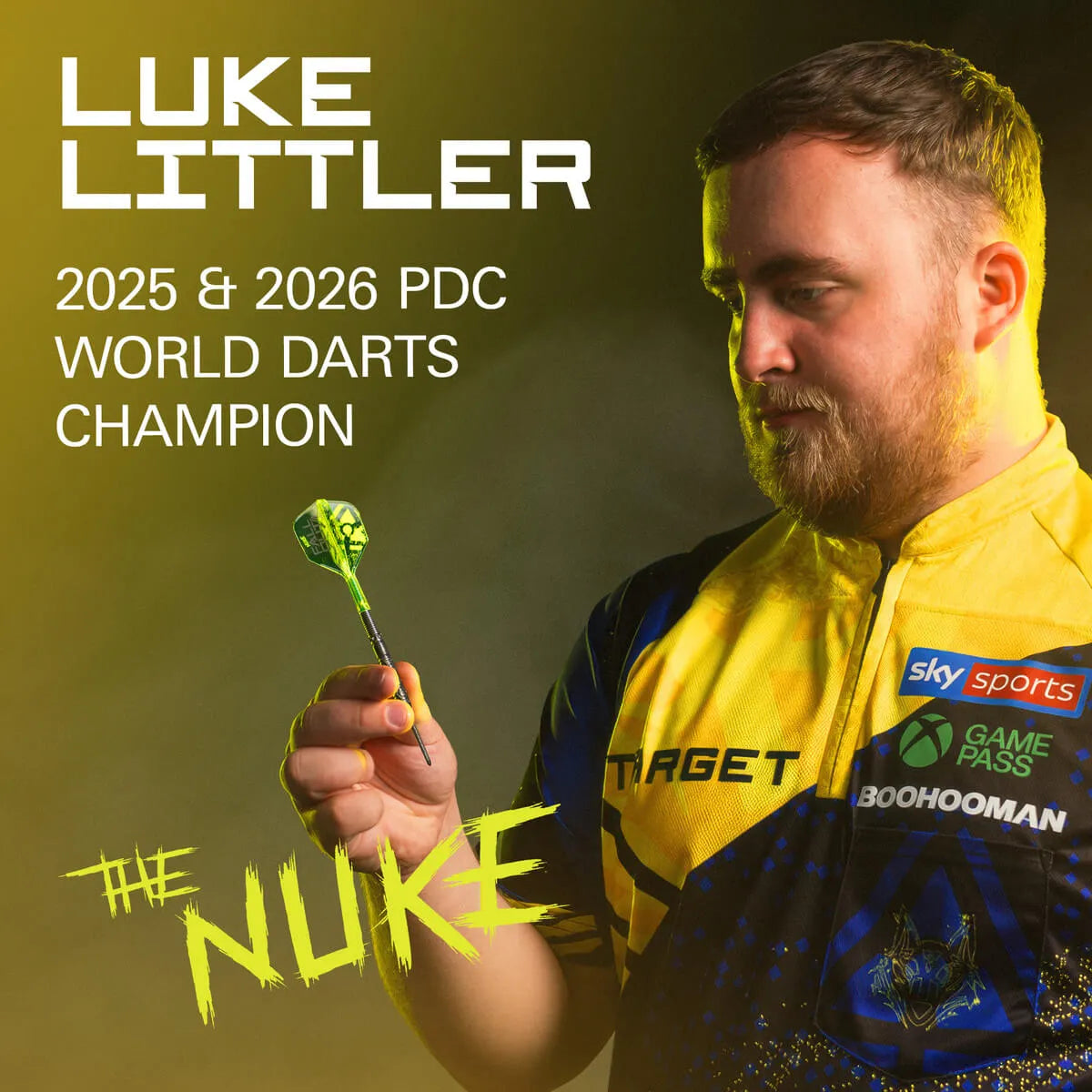 Target Darts Luke Littler Fallout SP 90% Tungsten Steel Tip Darts-4-22 GRAM-Premier Darts