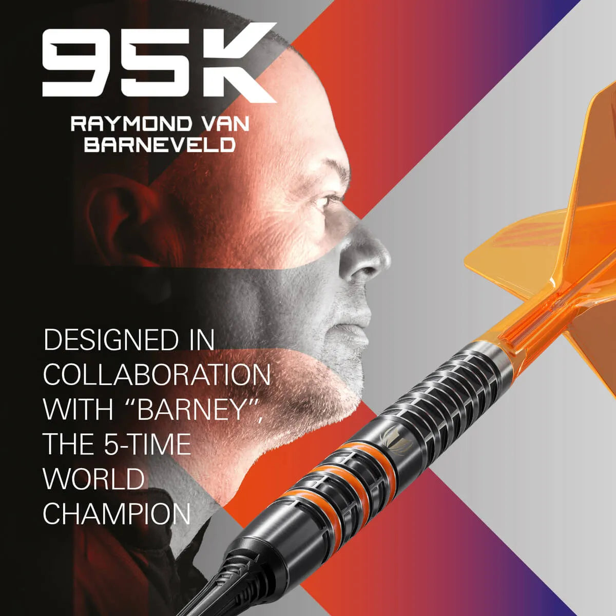 Target Darts Raymond Van Barneveld 95K 95% Tungsten Soft Tip Darts-4-20 GRAM-Premier Darts