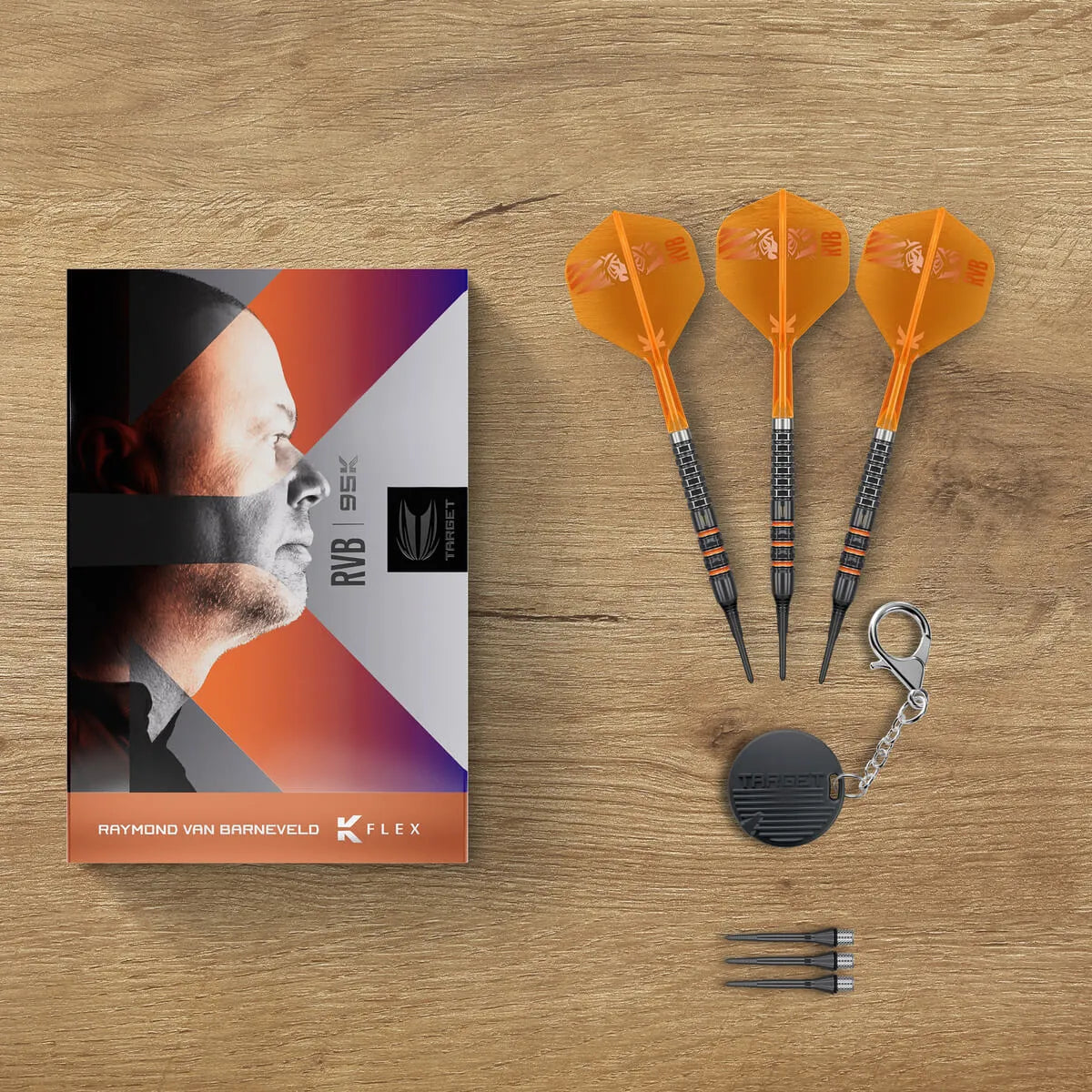 Target Darts Raymond Van Barneveld 95K 95% Tungsten Soft Tip Darts-8-20 GRAM-Premier Darts