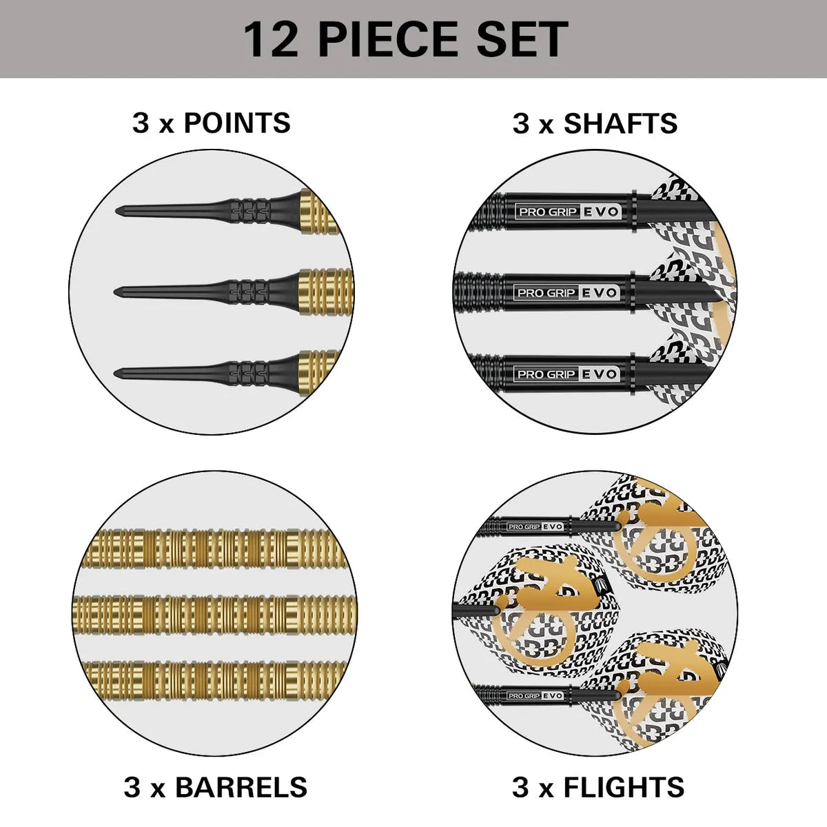 Target Darts Bolide Envy 10 90% Tungsten Soft Tip Darts-6-18 GRAM-Premier Darts