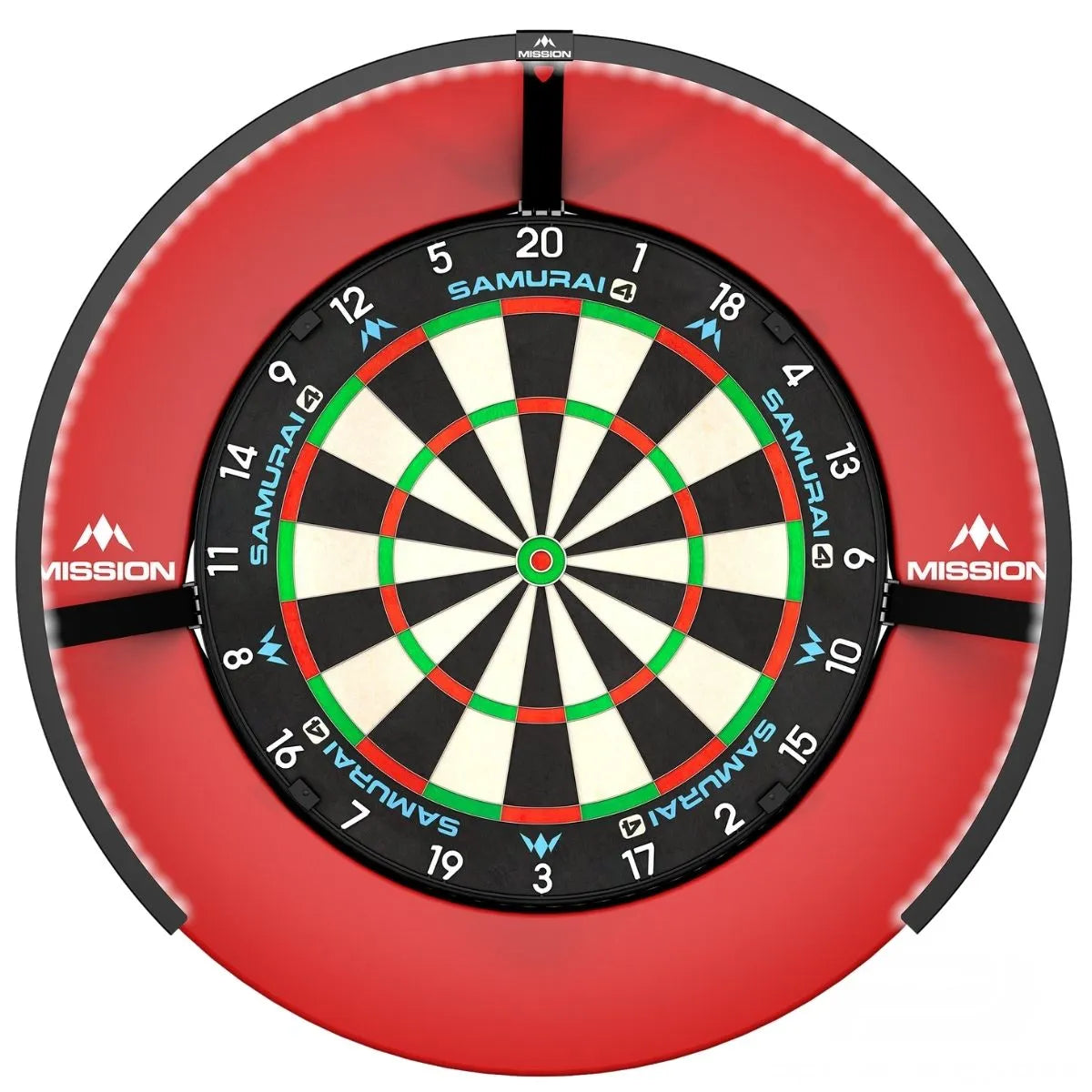Mission Torus 270 Dartboard Lighting - USB-C-8-Black-Premier Darts