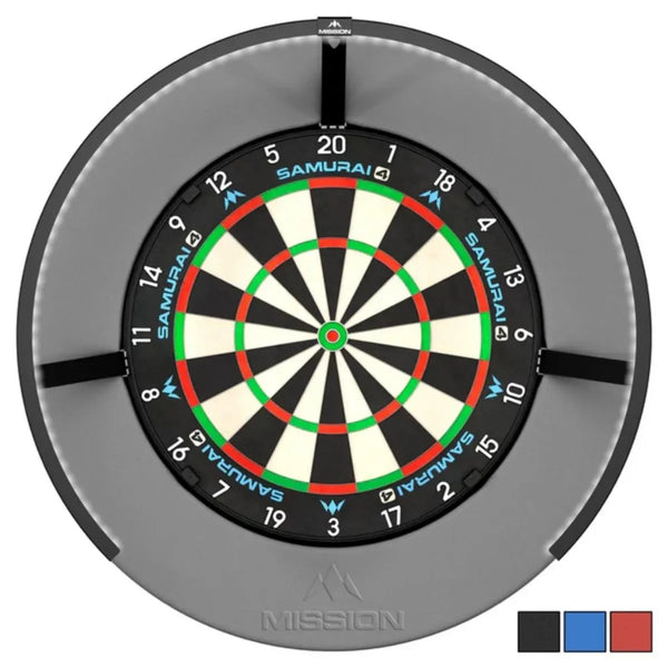Mission Torus 270 Dartboard Lighting - USB-C-1-Black-Premier Darts