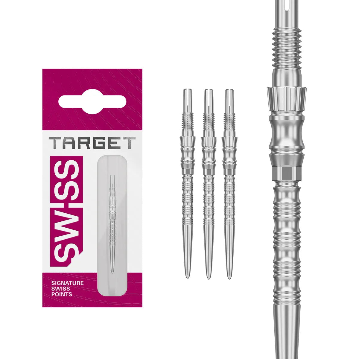 Target Darts Swiss Signature TRB Points-11-Silver-30mm-Premier Darts
