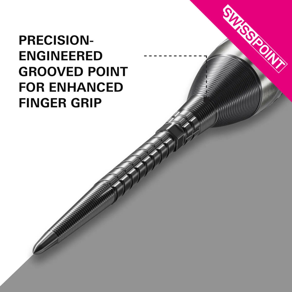 Target Darts Swiss Chrono Storm Points-7-Black-30mm-Premier Darts