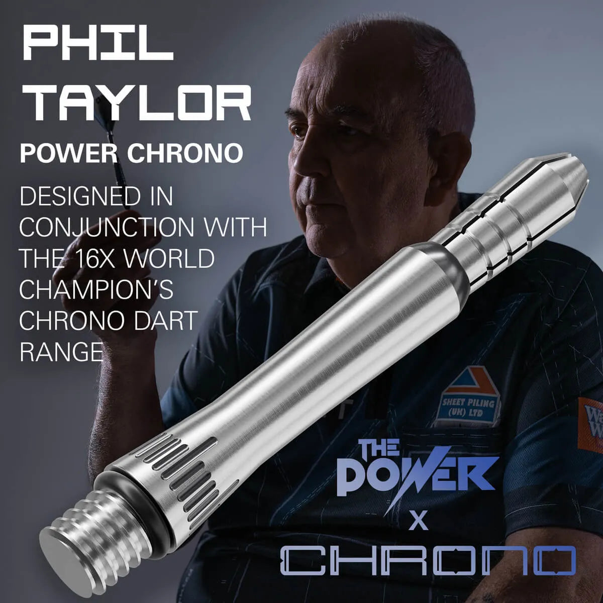 Target Darts Power Chrono Titanium Shafts-2-Silver-Short-Premier Darts