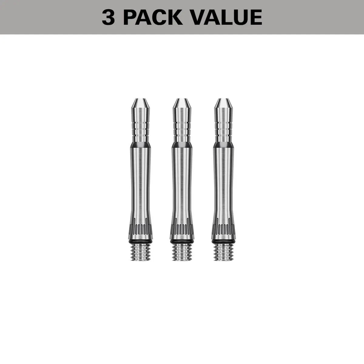 Target Darts Power Chrono Titanium Shafts-6-Silver-Short-Premier Darts