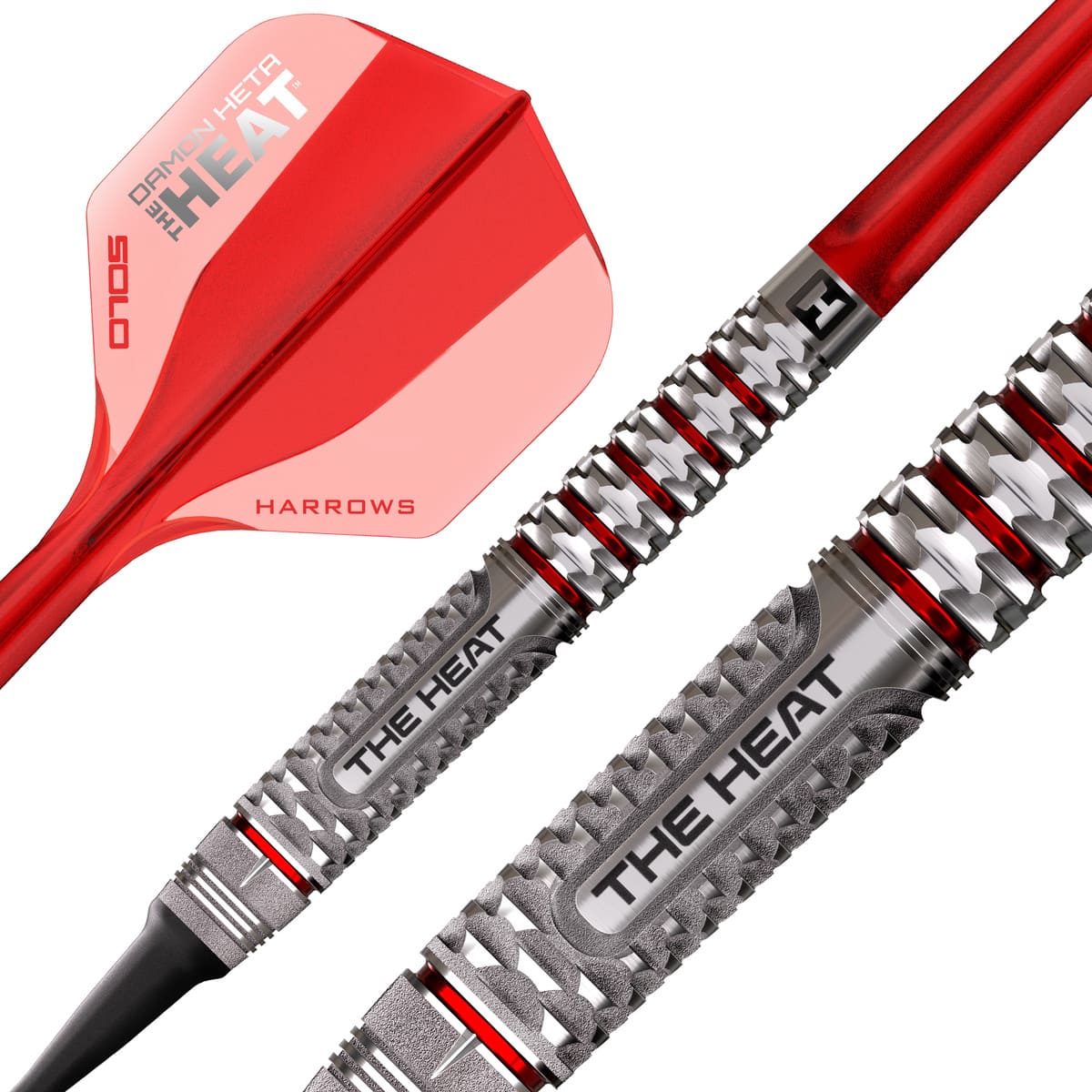 Harrows Damon Heta Geo 90% Tungsten Soft Tip Darts-2-18 GRAM-Premier Darts