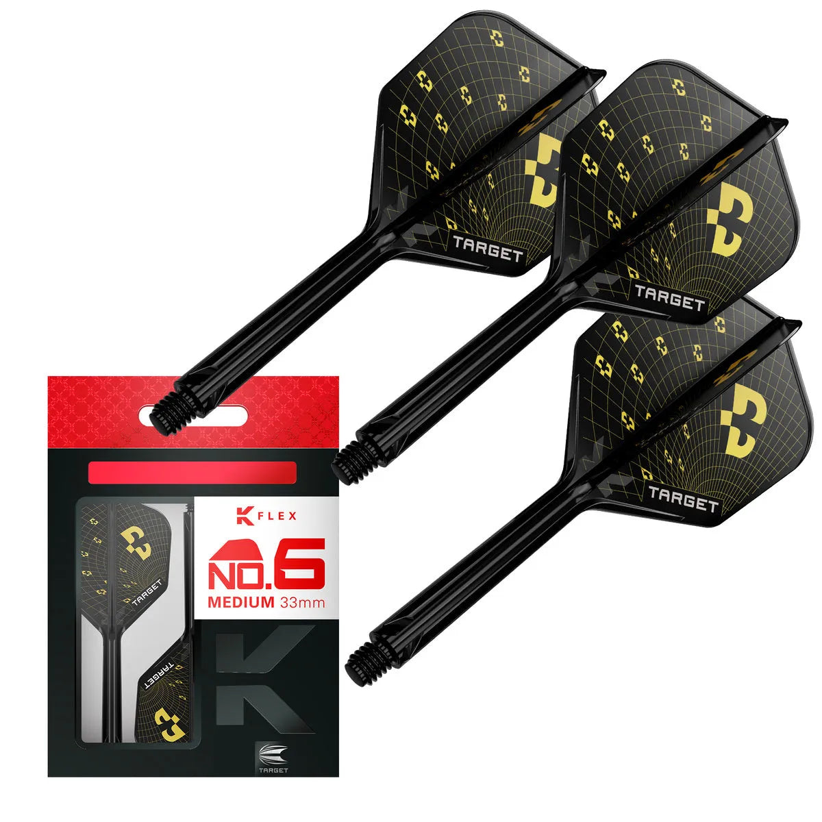 Target Darts Bolide K-Flex Flight System No6-8-Medium-Premier Darts