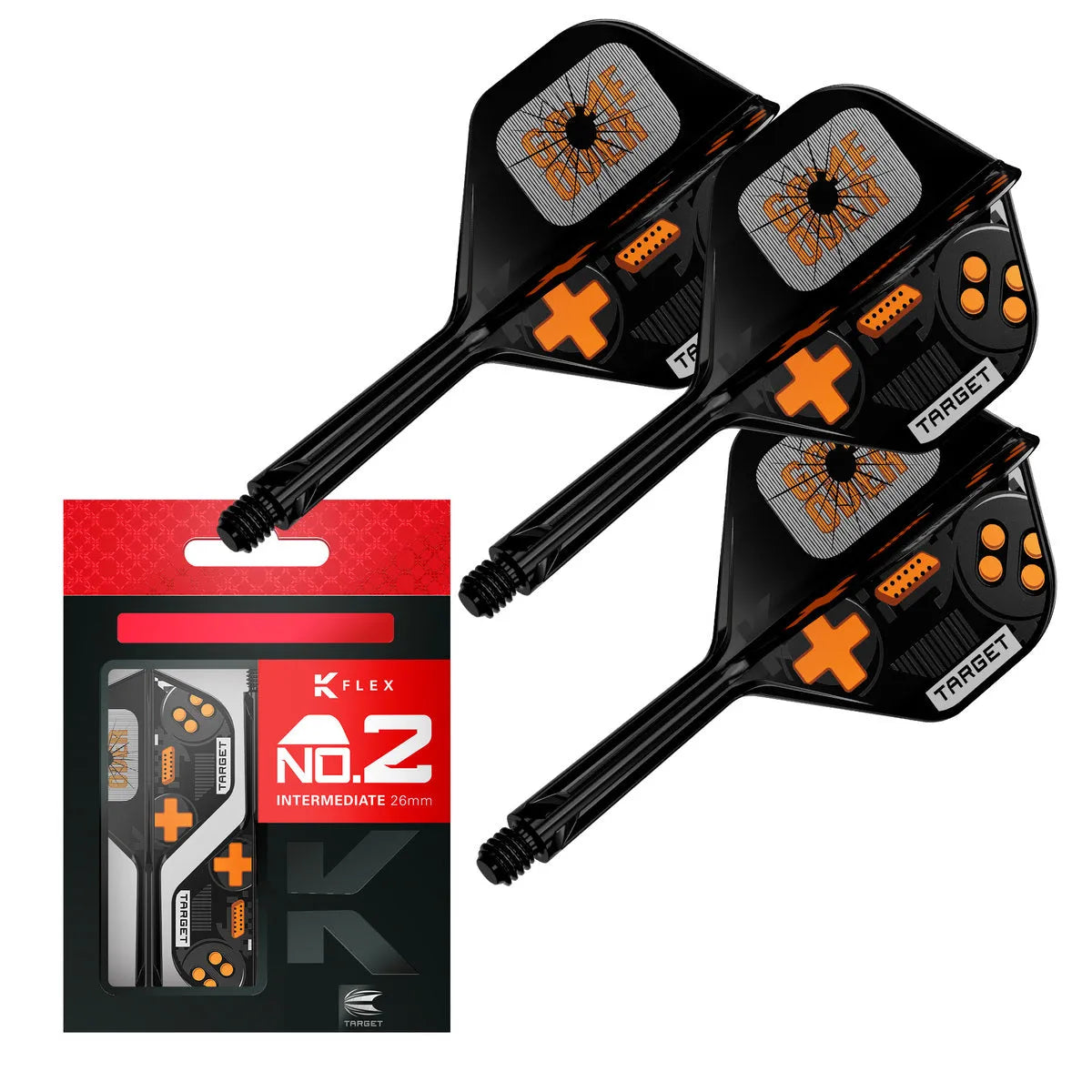 Target Darts Game Over K-Flex Flight System No2-7-Intermediate-Premier Darts