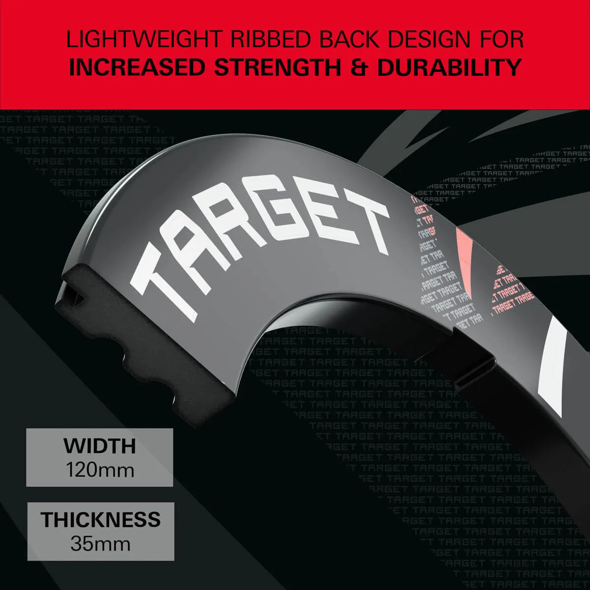 Target Darts Patterned Notched Surround-10-Black-Premier Darts