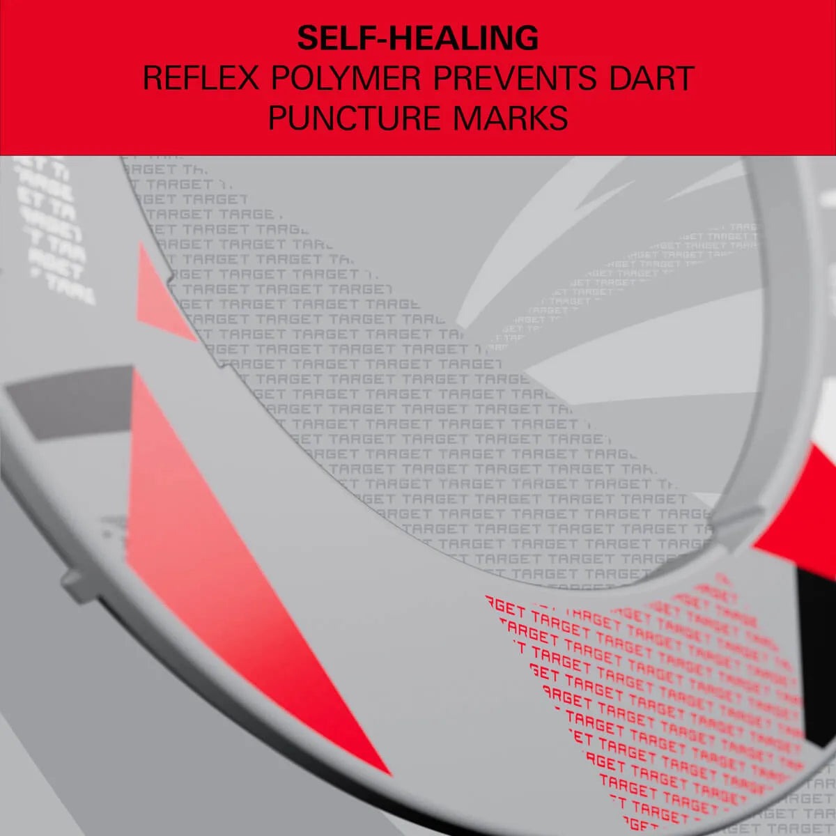 Target Darts Patterned Notched Surround-19-Black-Premier Darts