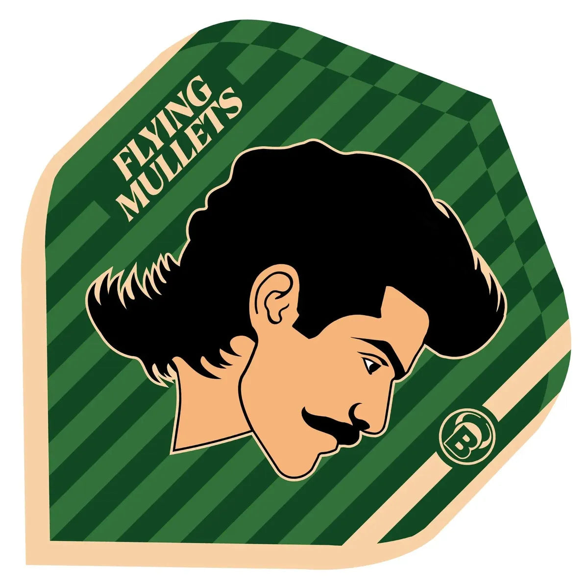 Bull's DE Powerflite Flying Mullet Dart Flights-2-Premier Darts