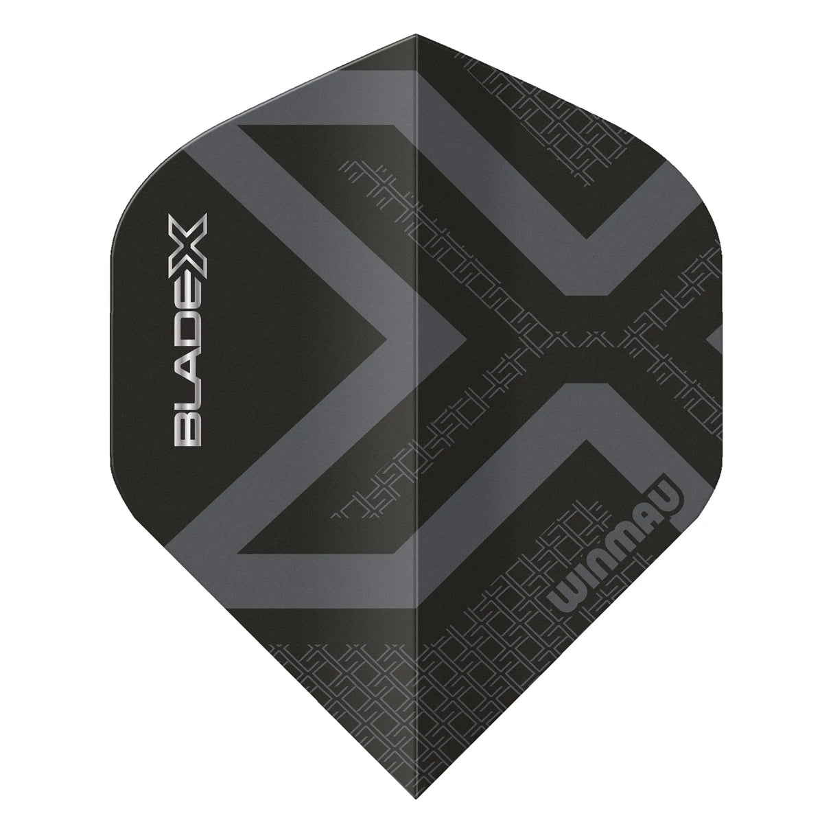 Winmau Prism Delta Metallic Black Premium Standard Dart Flights-3-Premier Darts