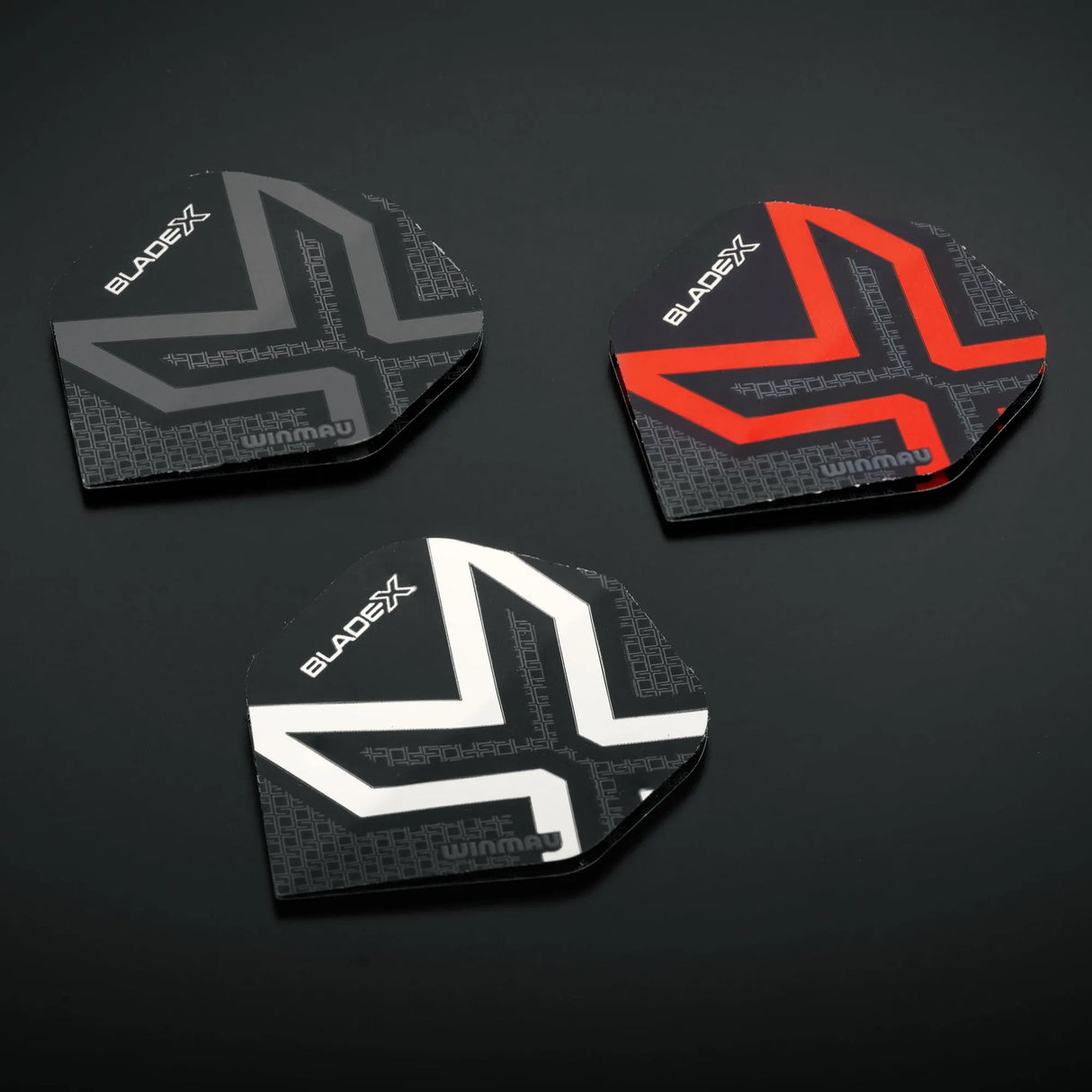 Winmau Prism Delta Metallic Black Premium Standard Dart Flights-7-Premier Darts