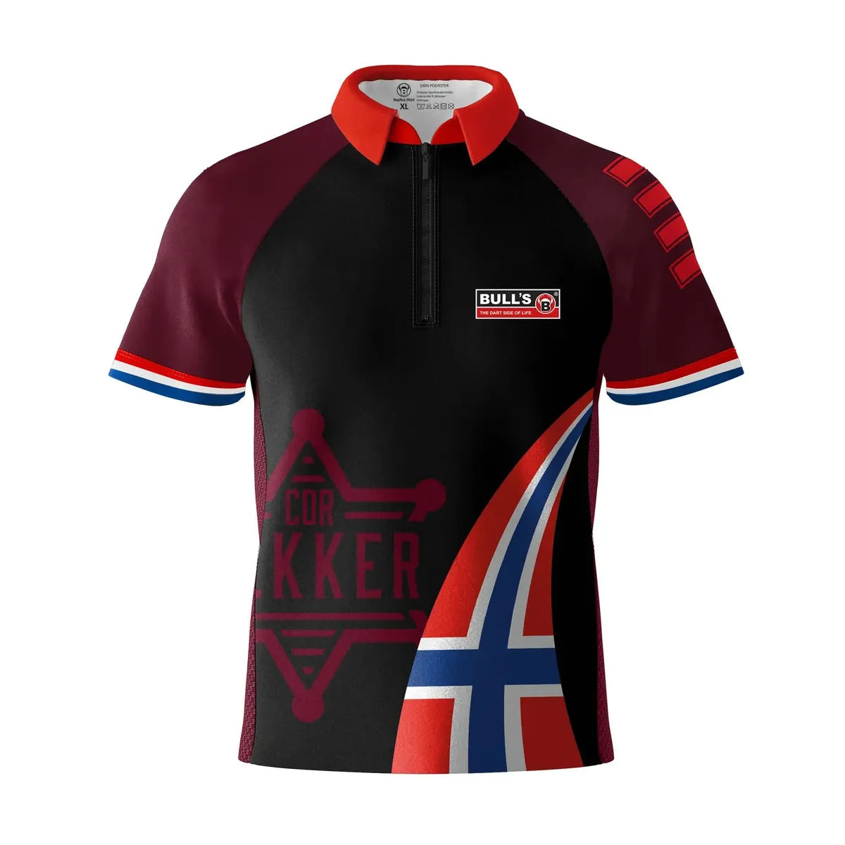Bull's DE Cor Dekker Darts Shirt-1-Small-Premier Darts