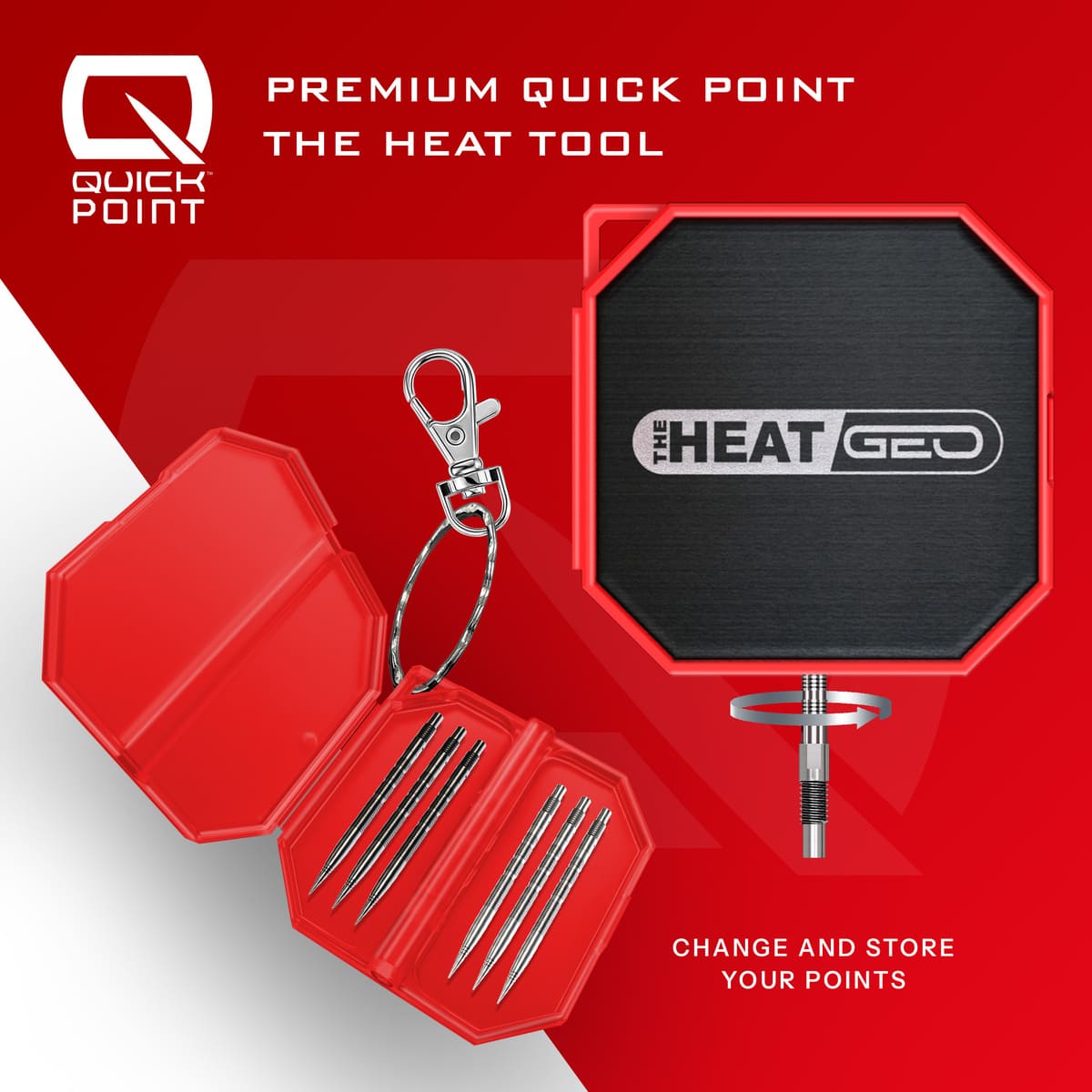 Harrows Damon Heta Geo QP 90% Tungsten Steel Tip Darts-6-22 GRAM-Premier Darts