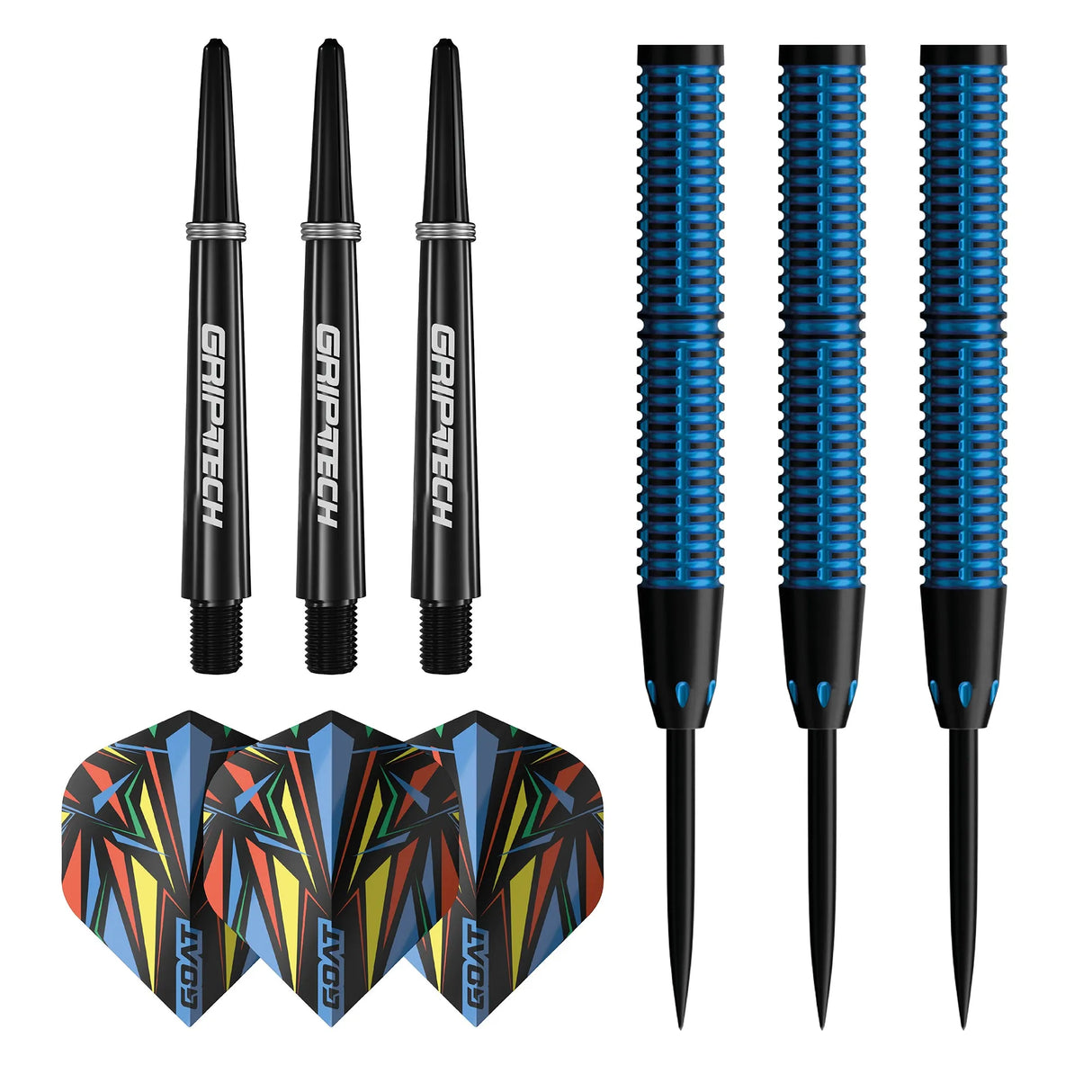 GOAT Athlete Blue 90% Tungsten Steel Tip Darts