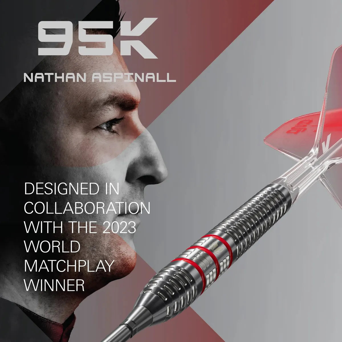 Target Darts Nathan Aspinall 95K 95% Tungsten Steel Tip Darts-4-22 GRAM-Premier Darts