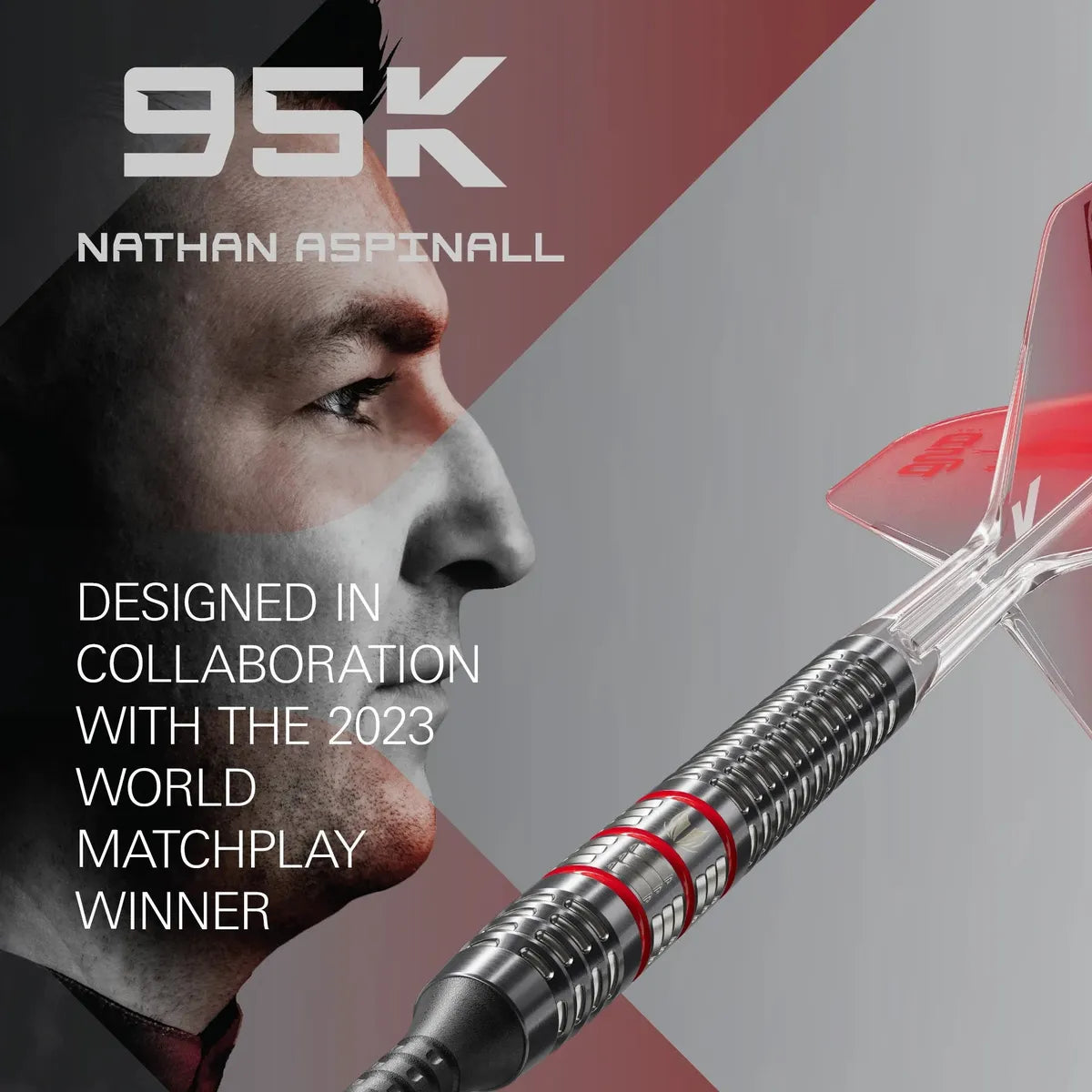 Target Darts Nathan Aspinall 95K 95% Tungsten Soft Tip Darts-4-18 GRAM-Premier Darts