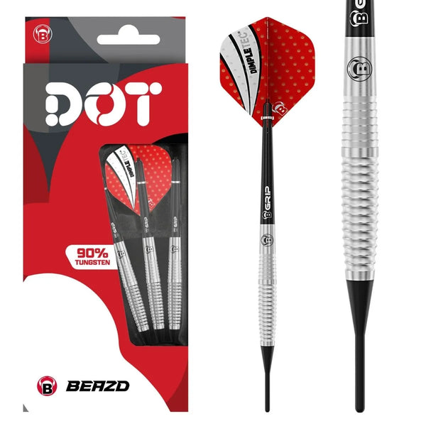BEAZD Dot D1 90% Tungsten Soft Tip Darts-1-18 GRAM-Premier Darts