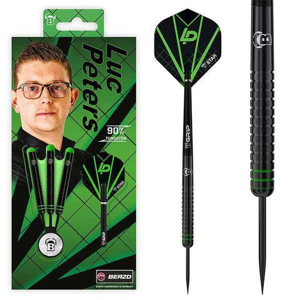 BEAZD Luc Peters 90% Tungsten Steel Tip Darts-1-22 GRAM-Premier Darts