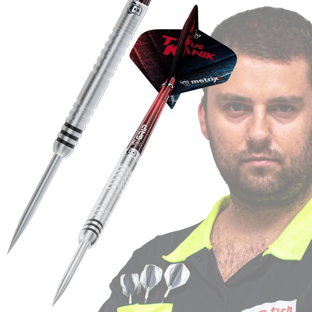 BEAZD Challenger Tytus Kanik 90% Tungsten Steel Tip Darts-3-22 GRAM-Premier Darts