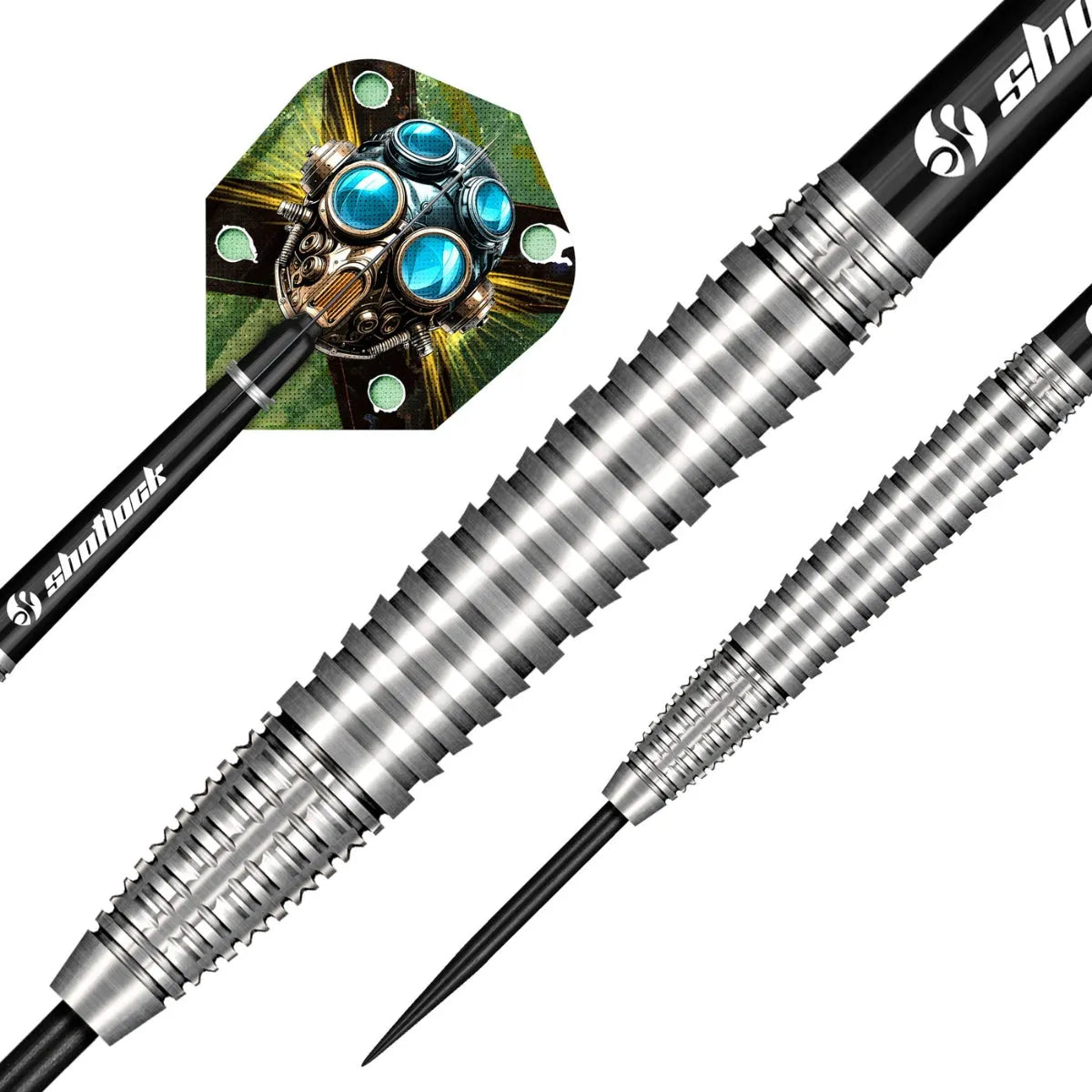 Shot Badlands Krush 90% Tungsten Steel Tip Darts-2-22 GRAM-Premier Darts