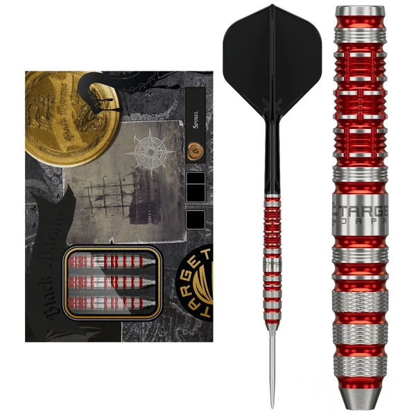 Target Japan Black Marque Spinel 90% Tungsten Steel Tip Darts-1-23 GRAM-Premier Darts
