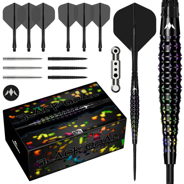 Mission Black Opal 95% Tungsten Steel Tip Darts-1-22 GRAM-Premier Darts