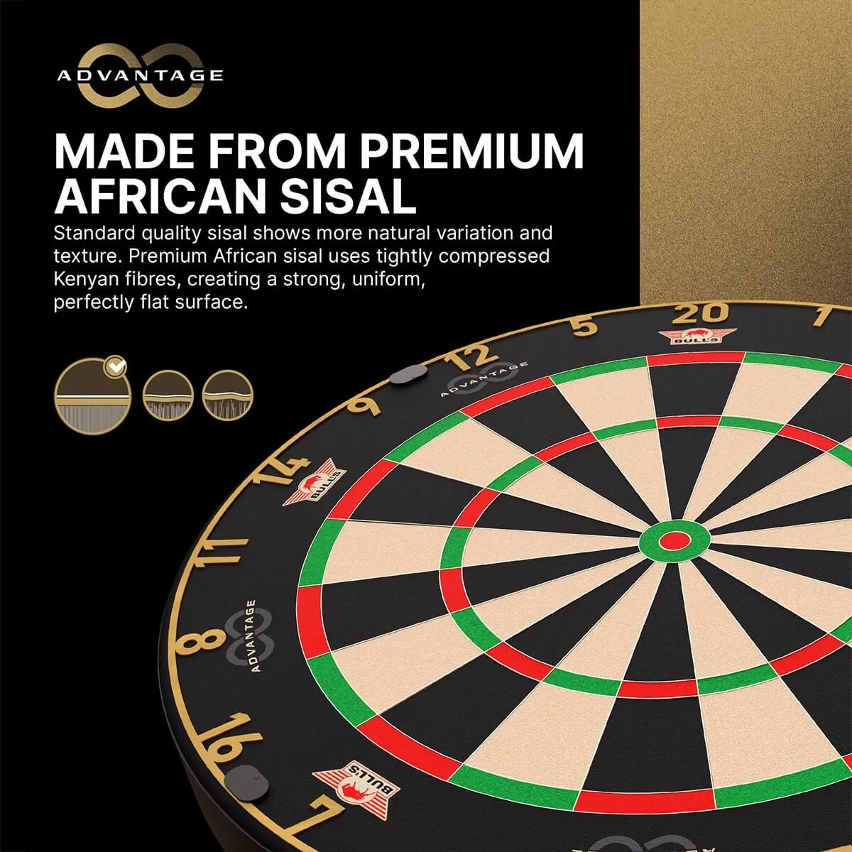 Bull's NL Advantage 8 Professional Dartboard-5-Premier Darts