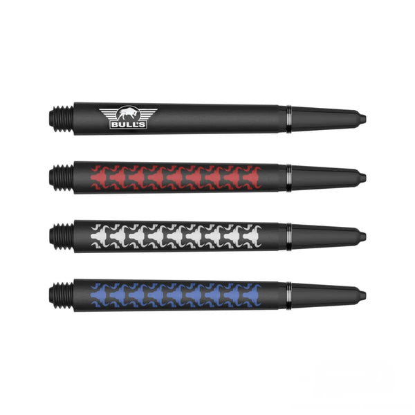Bull's NL Capo Carbon Shafts-1-Black-Short-Premier Darts
