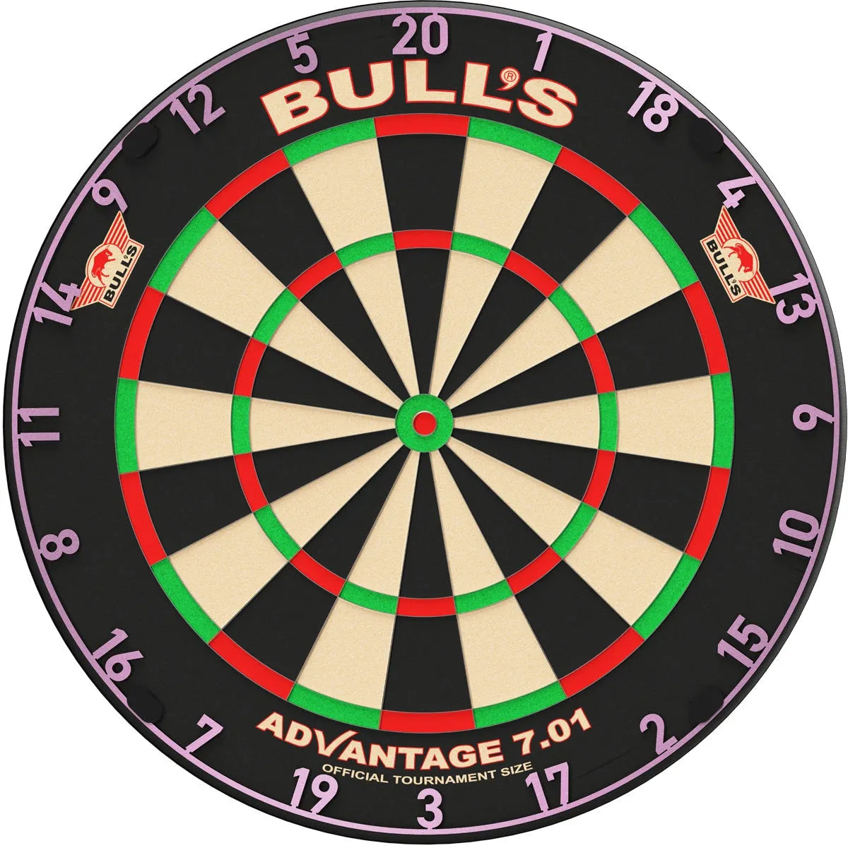 Bull's NL Colourful Matt Number Ring Set (Set of 5)