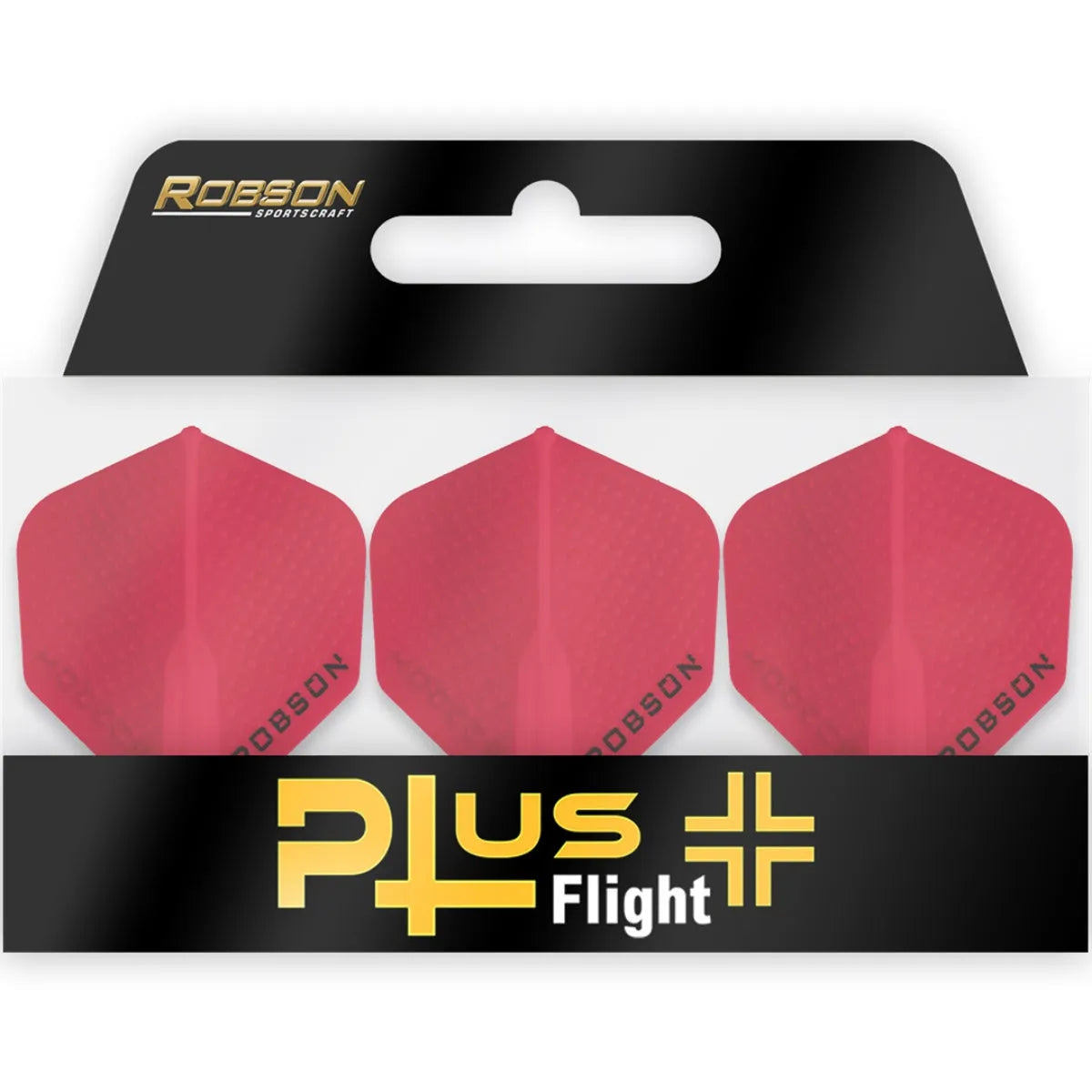 Bull's NL Robson Plus Dimpled No2 Flights-10-Black-Premier Darts