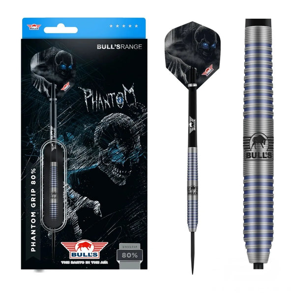 Bull's NL Phantom Grip 80% Tungsten Steel Tip Darts