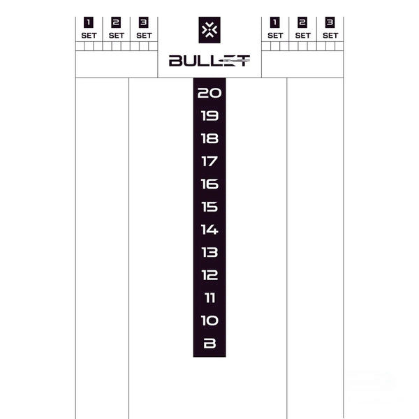 Bullet Score Whiteboard 45 x 30cm-1-Premier Darts