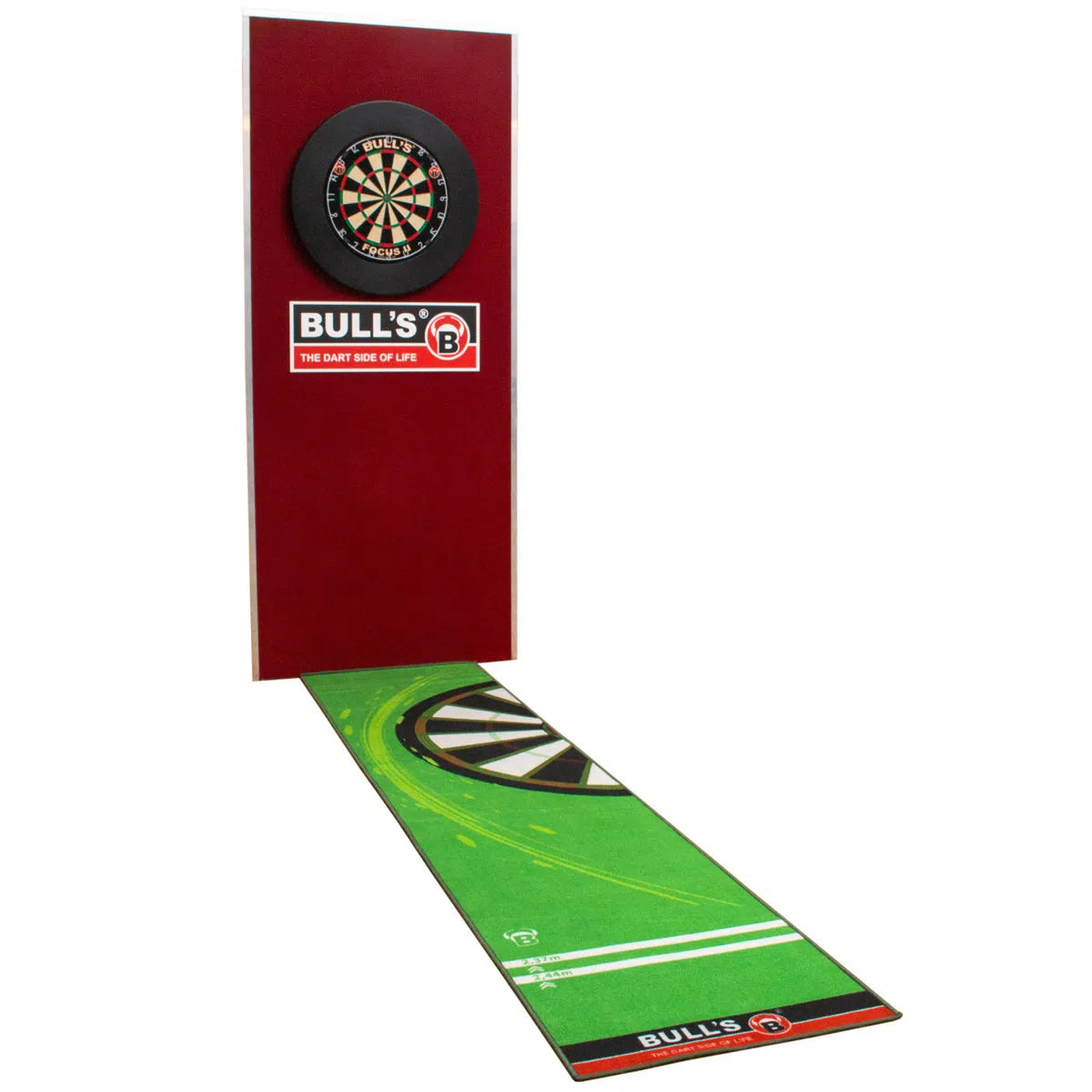 Bull's DE 120 Carpet Darts Mat Green / Black