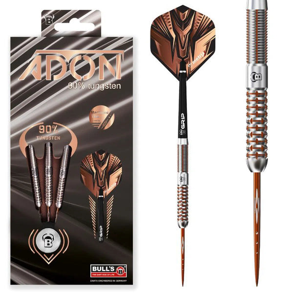 Bull's DE Adon 90% Tungsten Steel Tip Darts-1-21 GRAM-Premier Darts