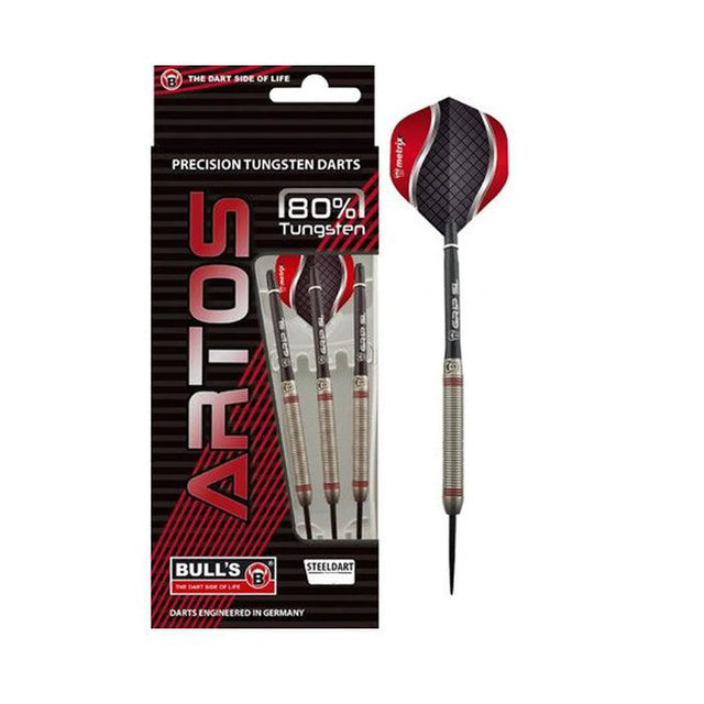 Bull's DE Artos AR3 Red 80% Tungsten Steel Tip Darts
