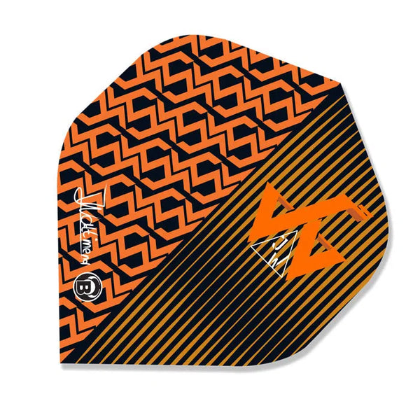 Bull's DE B-Star Jermaine Wattimena Orange Standard Dart Flights-1-Premier Darts