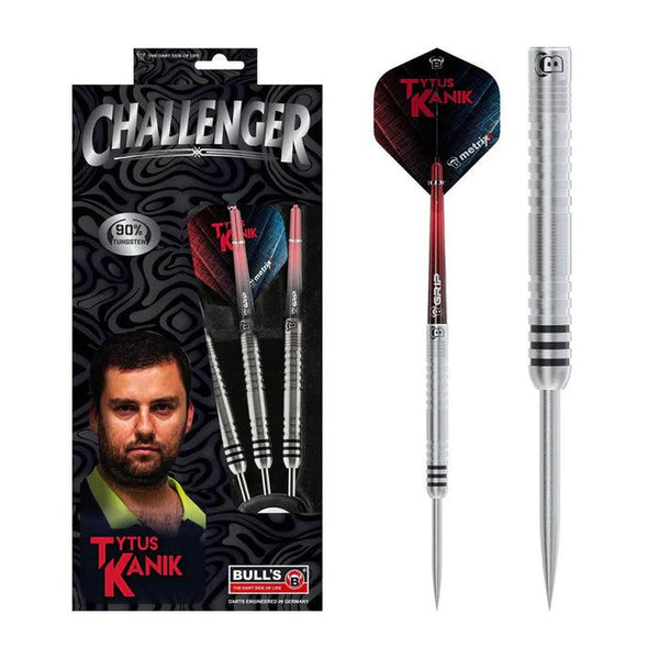 Bull's DE Challenger Tytus Kanik 90% Tungsten Steel Tip Darts-1-22 GRAM-Premier Darts